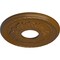 Ekena Millwork Palmetto Ceiling Medallion (Fits Canopies up to 4 7/8"), 12 1/8"OD x 3 1/2"ID x 1"P, Smokey Topaz CM12PMSTF - alternate 3